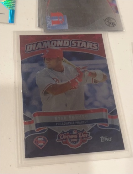 2007 Topps Opening Day Diamond Stars #DS12 Ryan Howard — front