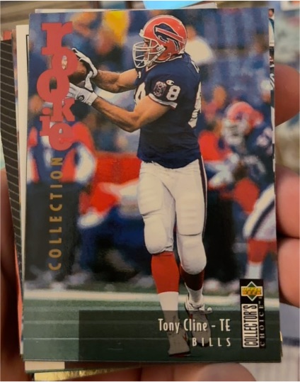 1995 Upper Deck Collector's Choice Update #U6 Tony Cline — front
