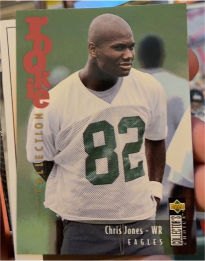 1995 Upper Deck Collector's Choice Update #U47 Chris Jones — front