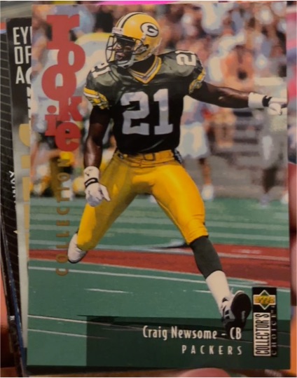 1995 Upper Deck Collector's Choice Update #U19 Craig Newsome — front