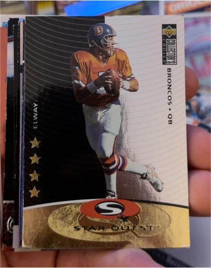 1997 Upper Deck Collector's Choice Star Quest #SQ83 John Elway — front