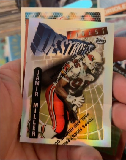 1996 Topps Finest #302 Jamir Miller — front