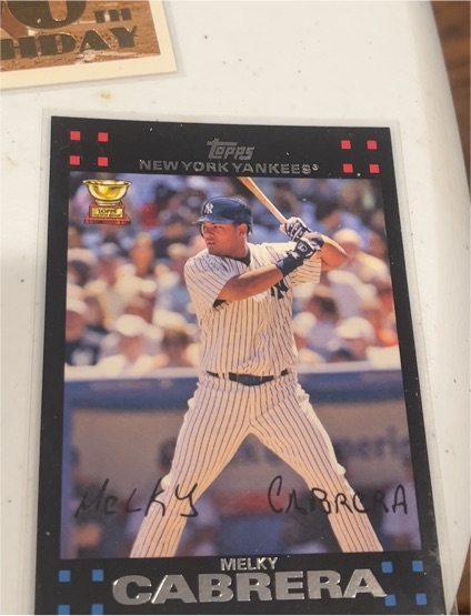 2007 Topps #421 Melky Cabrera — front