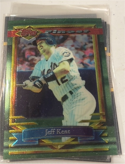 1994 Topps Finest #90 Jeff Kent — front