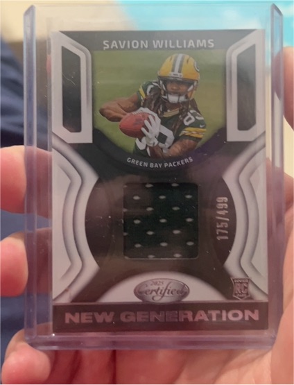 2025 Panini Certified New Generation #Savion Williams — front