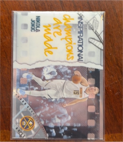 2025/26 Topps Chrome Basketball Inspirational Insert Nikola Jokic — front
