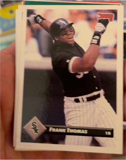 1993 Donruss #7 Frank Thomas — front
