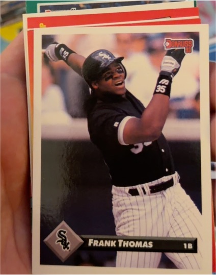 1993 Donruss #7 Frank Thomas — front