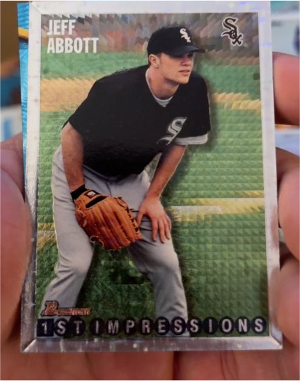1995 Bowman #243 Jeff Abbott — front
