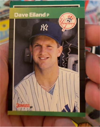 1989 Donruss #366 Dave Eiland — front