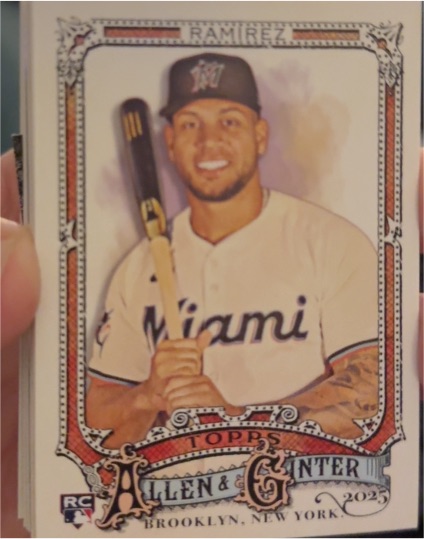 2025 Topps Allen & Ginter #218 Agustin Ramirez — front
