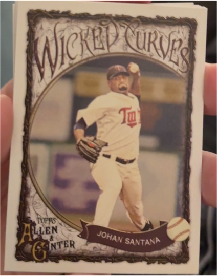 2025 Topps Allen & Ginter Wicked Curves #WC-13 Johan Santana — front