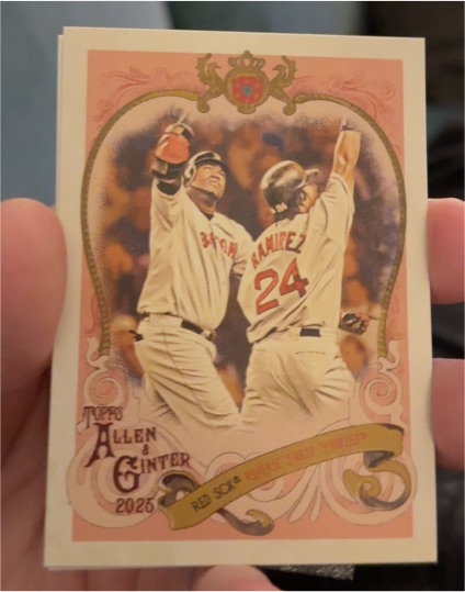 2025 Topps Allen & Ginter #SV-17 David Ortiz — front