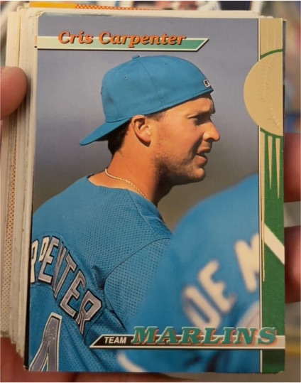 1993 Stadium Club #11 Cris Carpenter — front