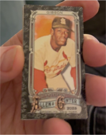 2025 Topps Allen & Ginter #62 Bob Gibson — front