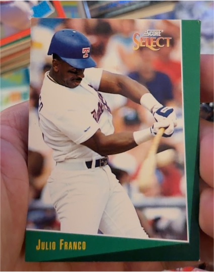 1993 Score Select #58 Julio Franco — front