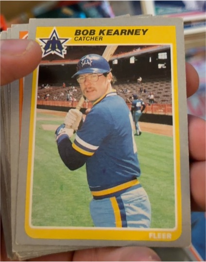 1985 Fleer #491 Bob Kearney — front