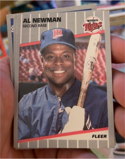 1989 Fleer #122 Al Newman — front