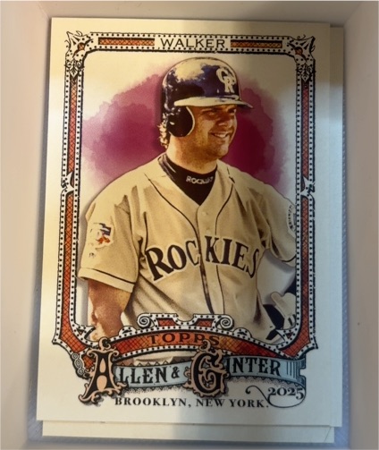 2025 Topps Allen & Ginter #335 Larry Walker — front