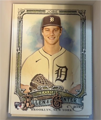 2025 Topps Allen & Ginter #75 Jackson Jobe — front