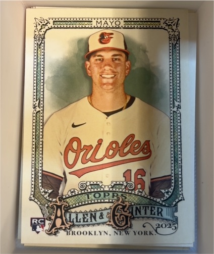 2025 Topps Allen & Ginter #131 Coby Mayo — front