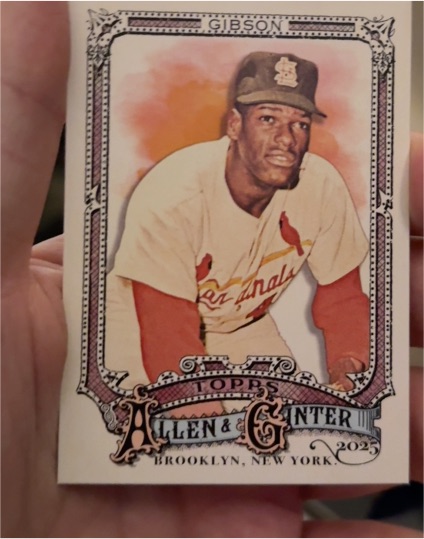 2025 Topps Allen & Ginter #61 Bob Gibson — front