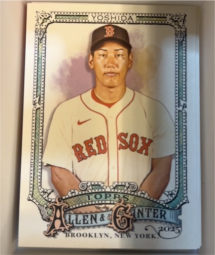 2025 Topps Allen & Ginter #156 Masataka Yoshida — front