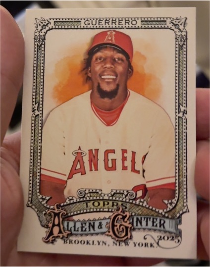 2025 Topps Allen & Ginter #327 Vladimir Guerrero — front