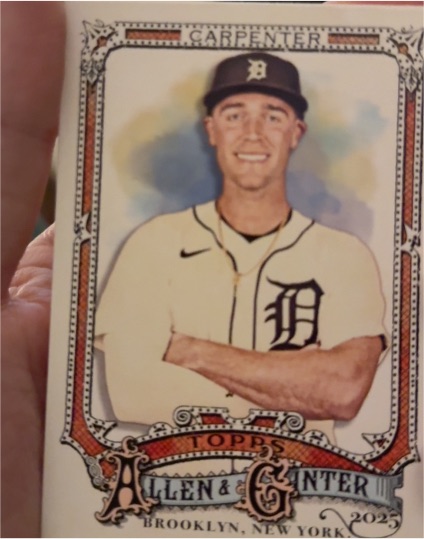 2025 Topps Allen & Ginter #158 Kerry Carpenter — front