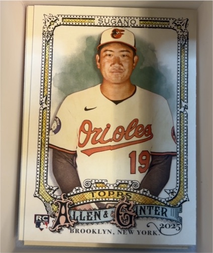 2025 Topps Allen & Ginter #149 Tomoyuki Sugano — front