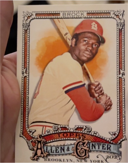 2025 Topps Allen & Ginter #11 Lou Brock — front
