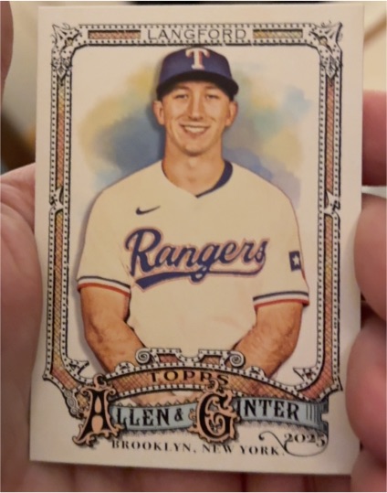 2025 Topps Allen & Ginter #106 Wyatt Langford — front