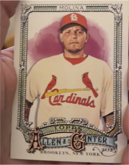 2025 Topps Allen & Ginter #51 Yadier Molina — front