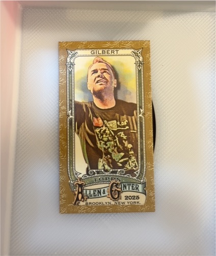 2025 Topps Allen & Ginter #258 Chad Gilbert Mini Black Border — front