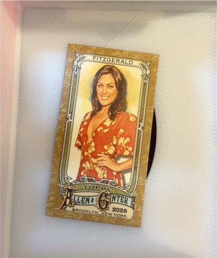 2025 Topps Allen & Ginter #273 Michele Fitzgerald Mini Gold Border — front