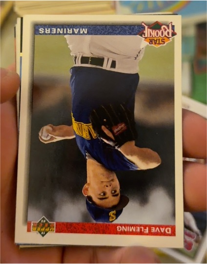 1992 Upper Deck #4 Dave Fleming — front