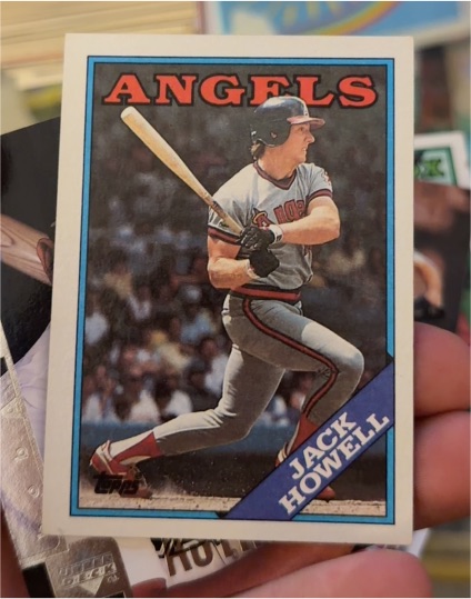 1988 Topps #631 Jack Howell California Angels — front