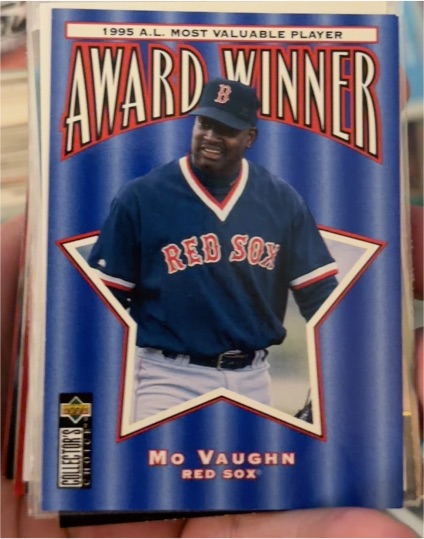 1996 Upper Deck Collector's Choice #706 Mo Vaughn — front