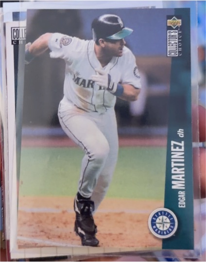 1996 Upper Deck Collector's Choice #725 Edgar Martinez — front
