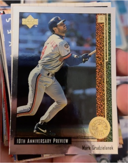 1998 Upper Deck #44 Mark Grudzielanek 10th Anniversary Preview — front
