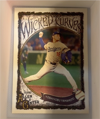 2025 Topps Allen & Ginter #WC-11 Yoshinobu Yamamoto — front