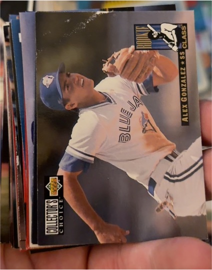 1994 Upper Deck Collector's Choice #8 Alex Gonzalez — front