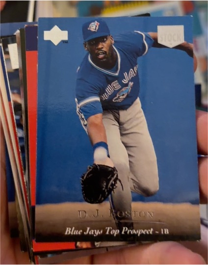 1995 Upper Deck Minors #52 D.J. Boston — front