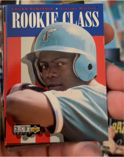 1996 Upper Deck Collector's Choice #446 Edgar Renteria Rookie Class Florida Marlins — front