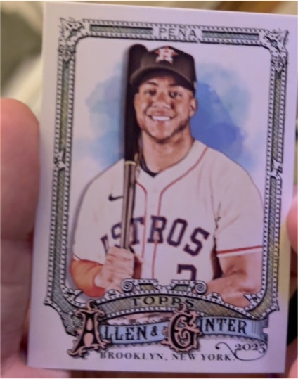 2025 Topps Allen & Ginter #50 Jeremy Pena — front