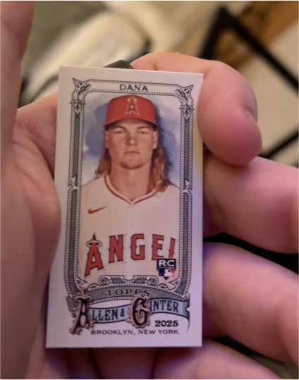2025 Topps Allen & Ginter #84 Caden Dana Mini — front