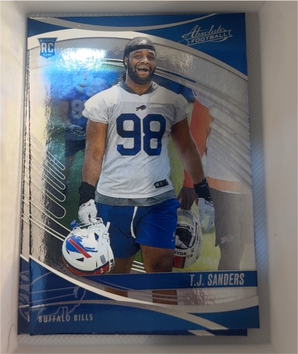 2025 Panini Absolute #180 T.J. Sanders — front