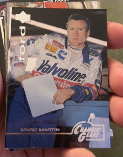 1996 Upper Deck Changin' Gears #RC91 Mark Martin — front