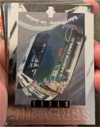 1996 Upper Deck Road to the Cup #RC76 Robert Pressley — front