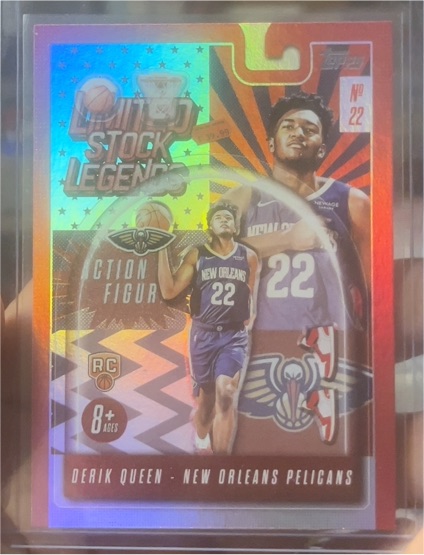 2025-26 Topps Limited Stock Legends #LST-13 Derik Queen — front
